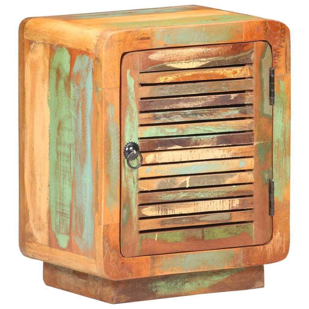 Solid Reclaimed Wood Bedside Cabinet S907787