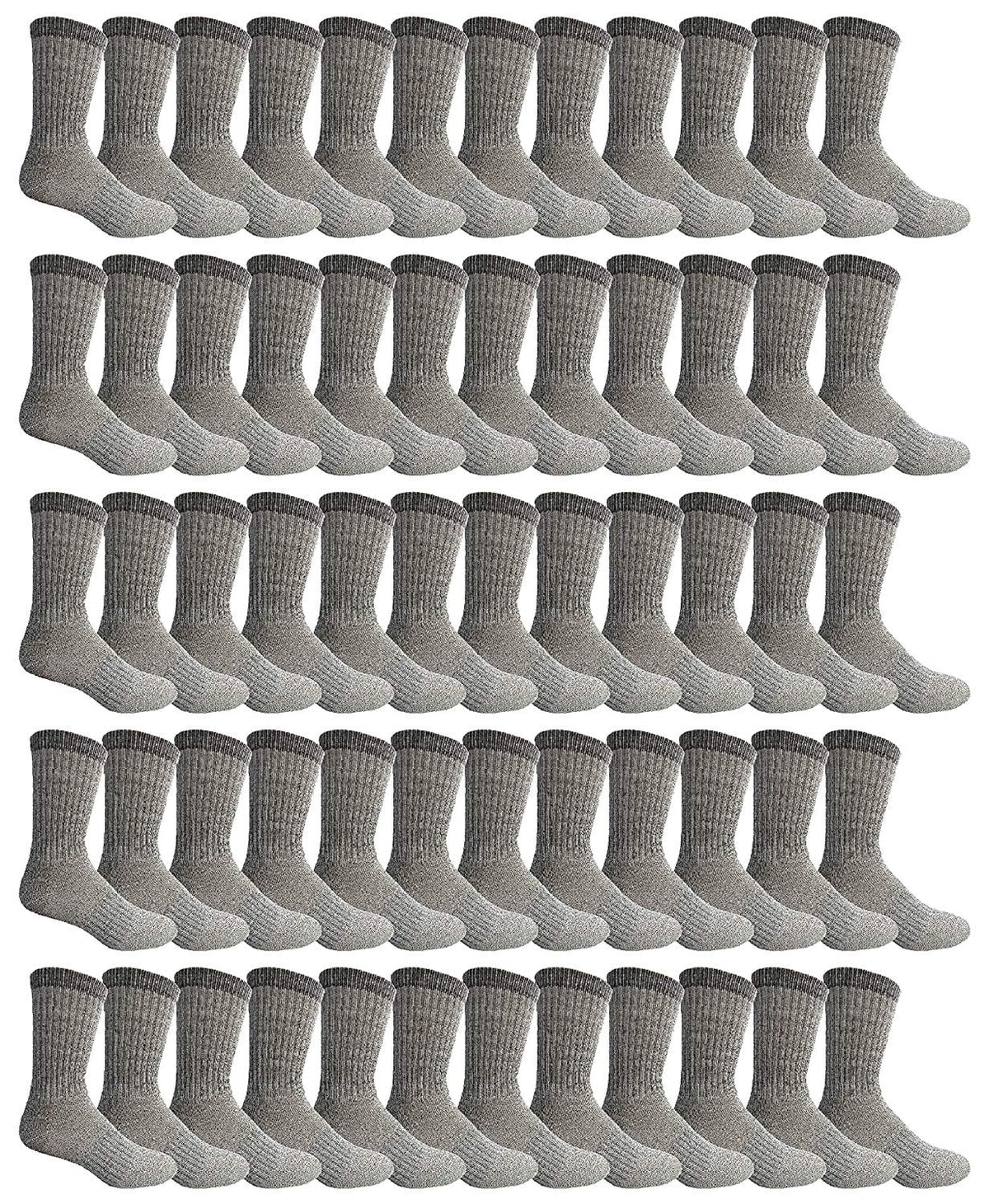60 Pair Pack Merino Wool Thermal Boot Socks Z218225