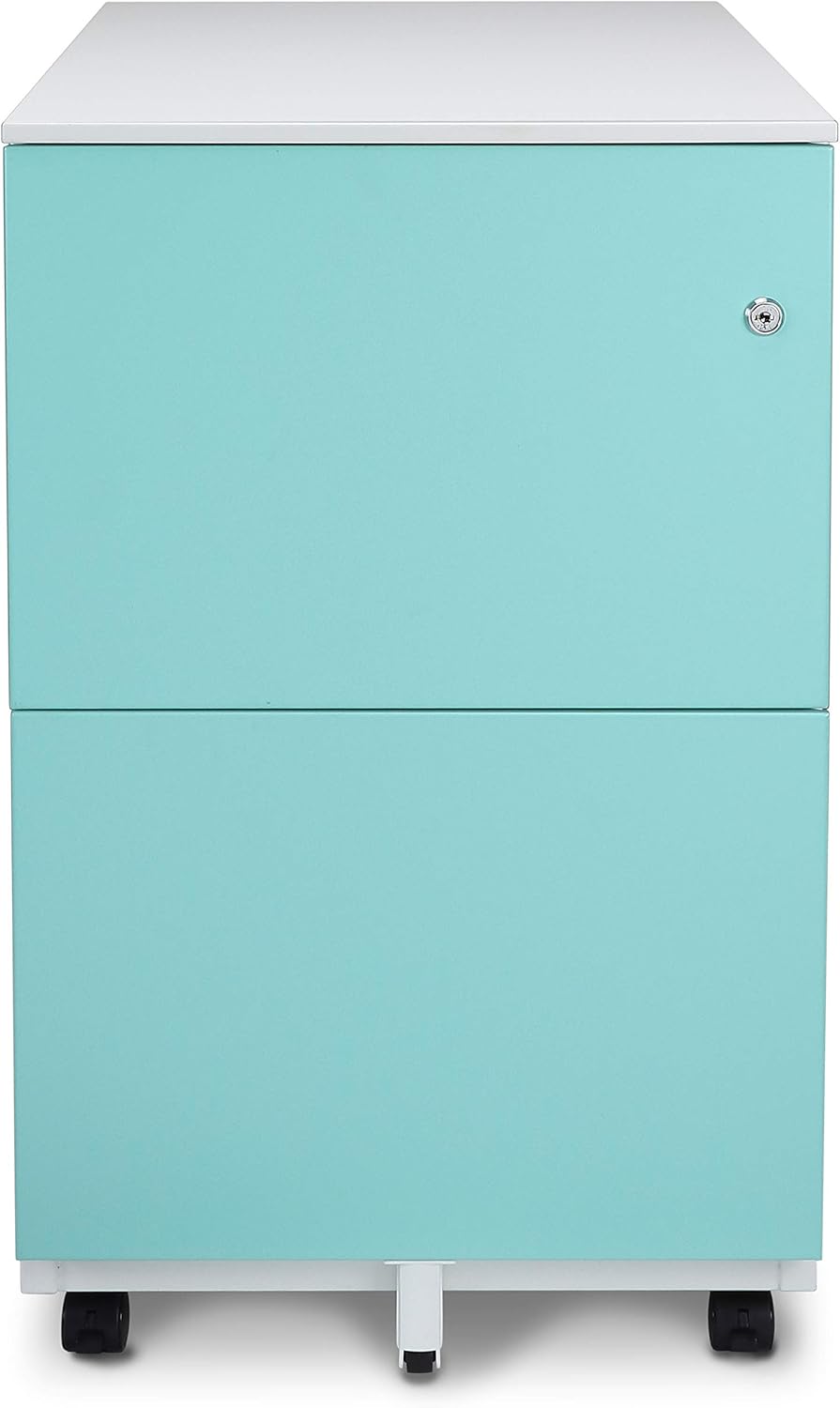 3-Drawer Metal Mobile File Cabinet with Lock O7587