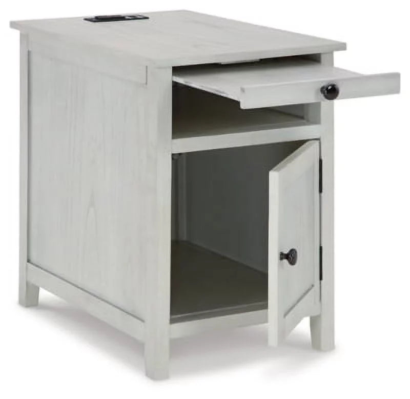 Antique White Chairside End Table N70949