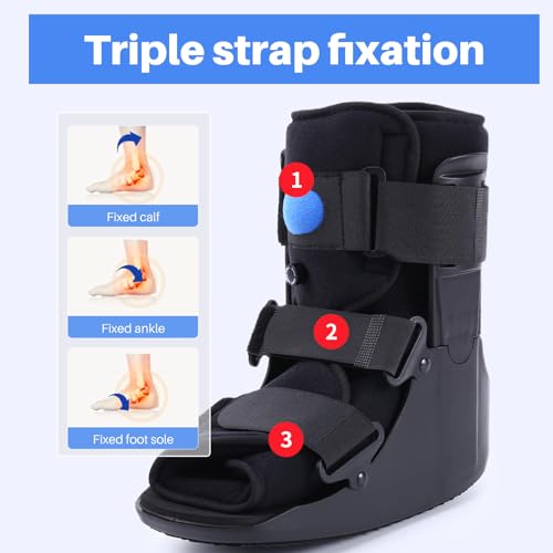 Black Medium Inflatable Walking Boot Q92870