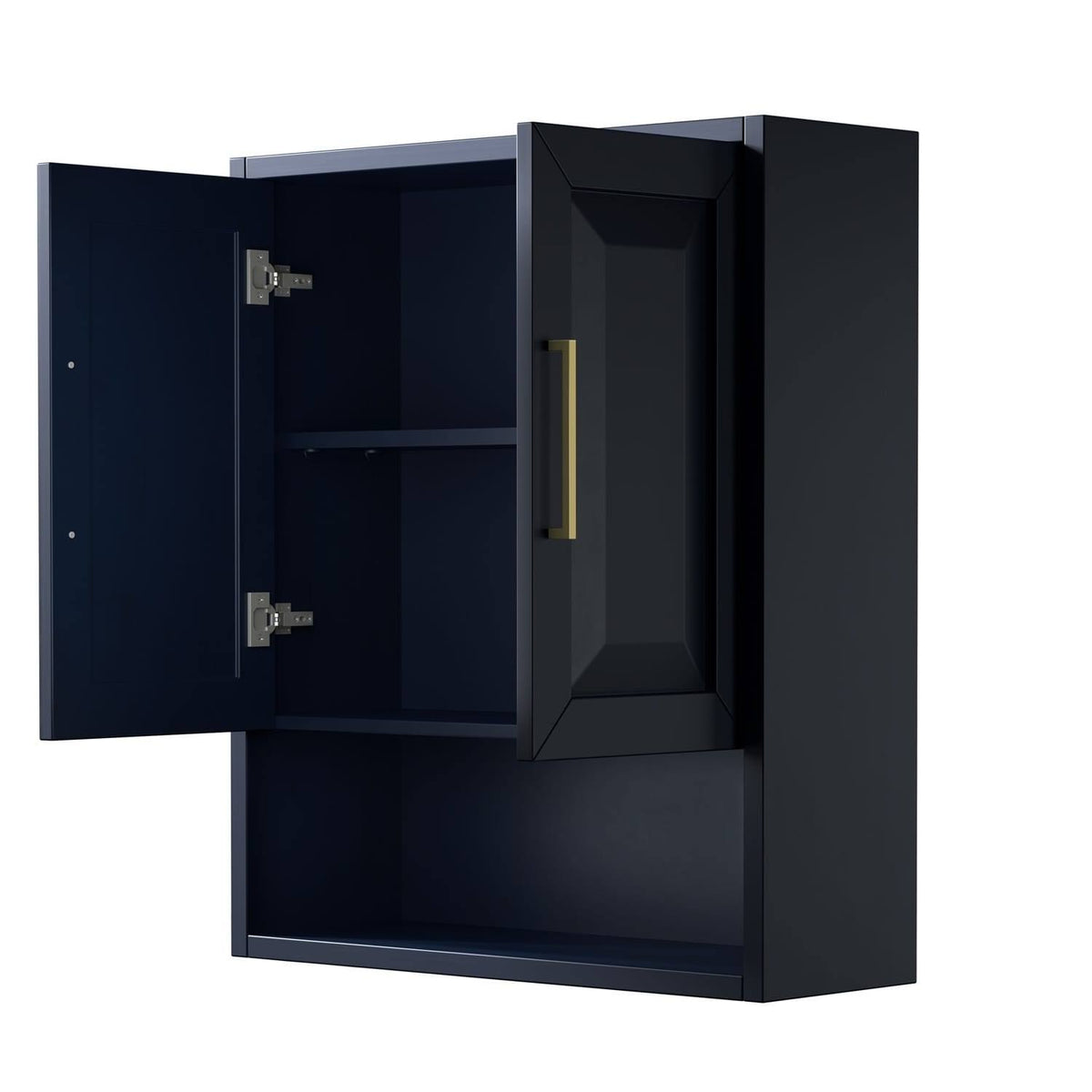 Dark Gray Wall-Mounted Storage Cabinet Z186931