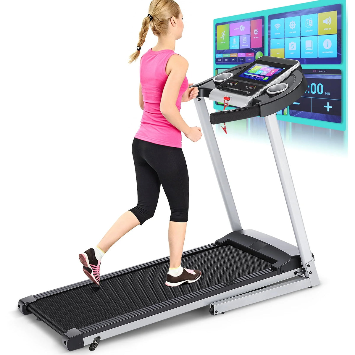 3.25HP Folding Treadmill with Incline V514961