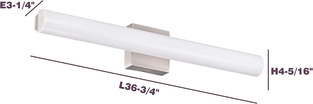 24 Inch 17W 3000K Brushed Nickel LED Vanity Light E37726