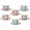 Tea Cup & Saucer Set 6 P869744