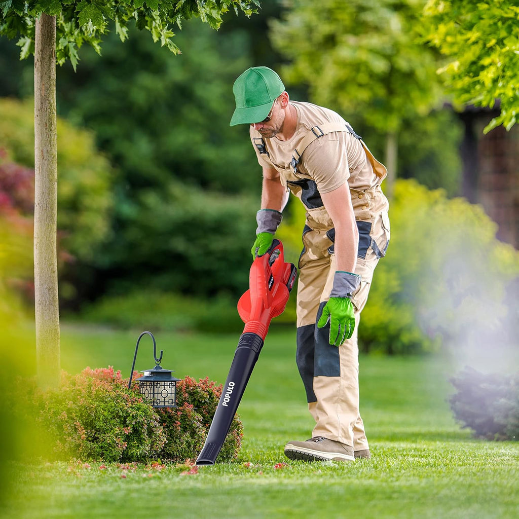 20V Cordless Leaf Blower with 2.0Ah Battery and Fast Charger, 150mph, Pack of 2 W880189