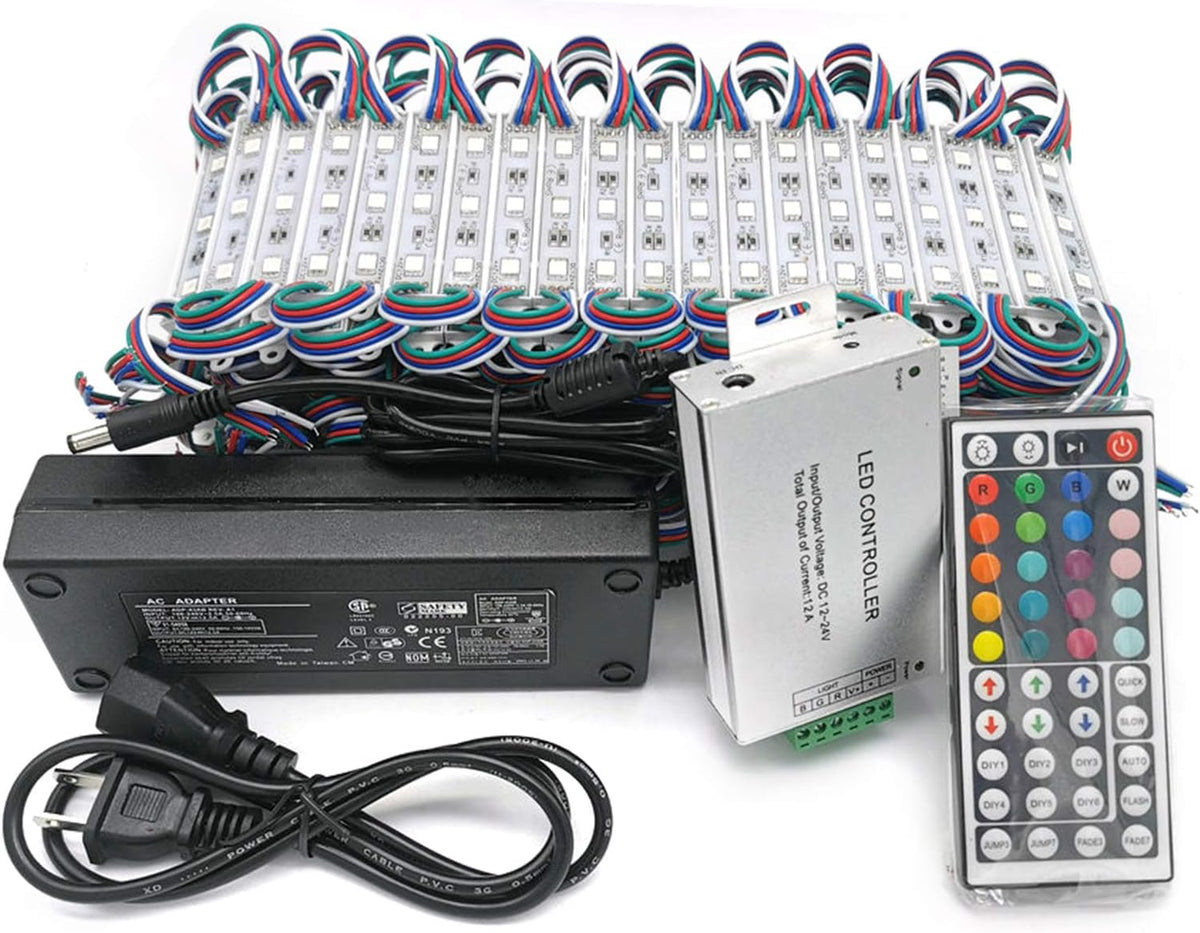 200Pcs Waterproof RGB LED Module Light S19734
