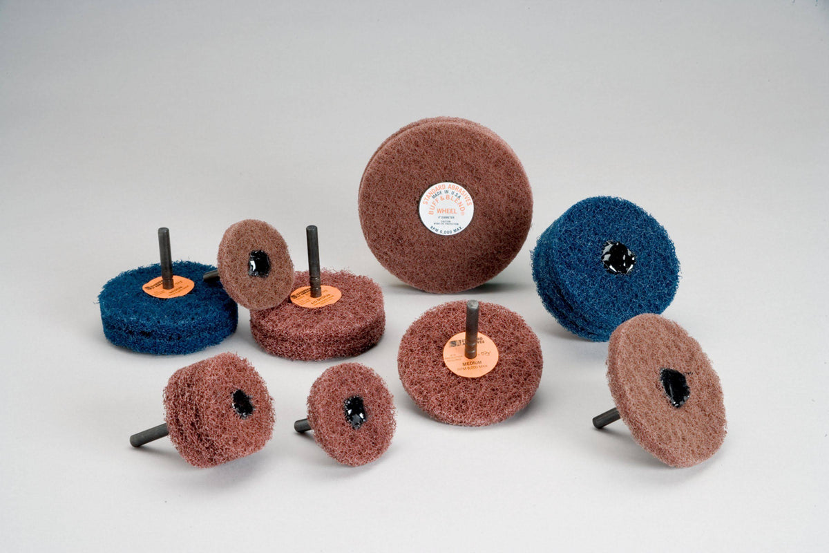 Buff and Blend GP Wheel 3 in x 1 Ply x 1/4 in A Med O193