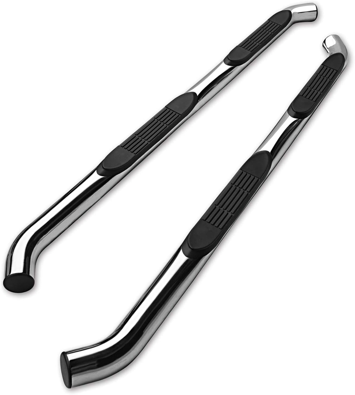 3 Stainless Steel Side Bars Running Boards for Toyota Tacoma Double Cab H7159