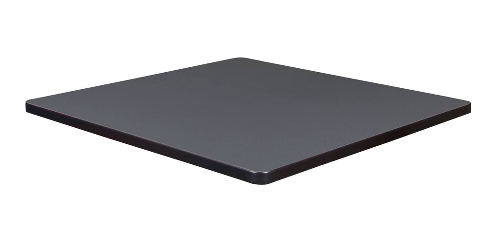 Beige Grey Square Laminate Table Top P922523