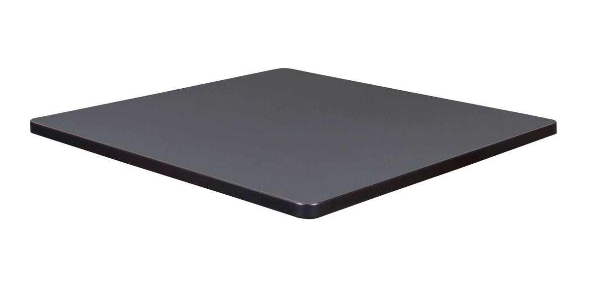 Beige Grey Square Laminate Table Top P922523