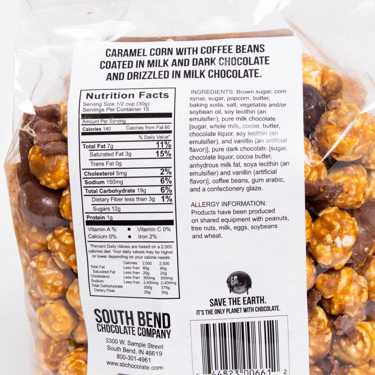 1 lb bag Caramel Popcorn Snack Mix A80701