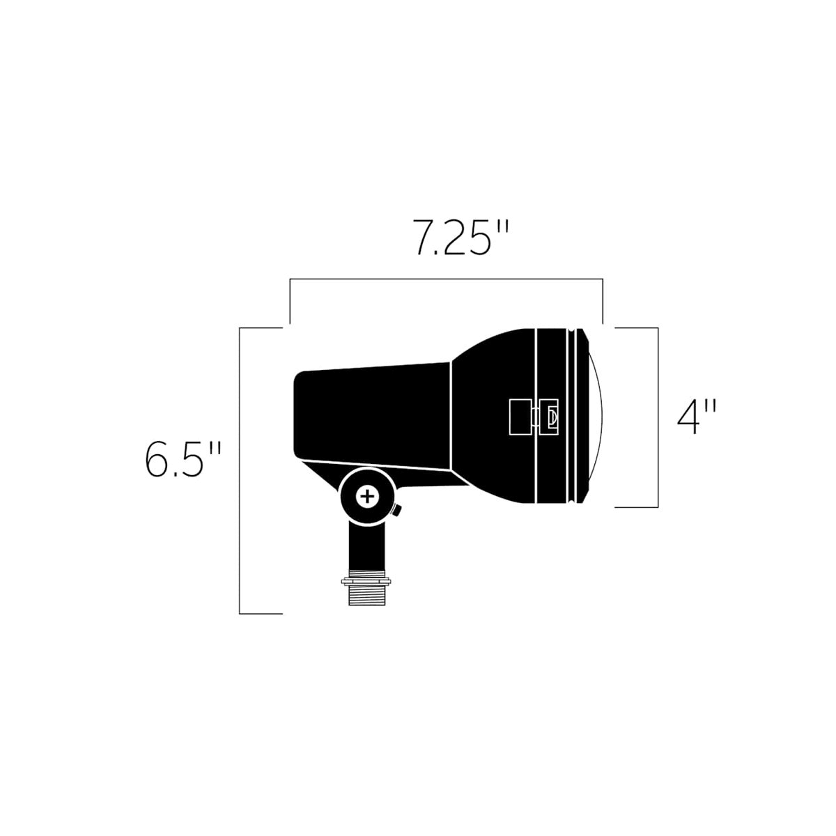 Textured Black Landscape Accent Light R290391