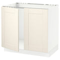 White Base Cabinet with 2 Doors H848