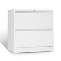White 2-Drawer Filing Cabinet D84829