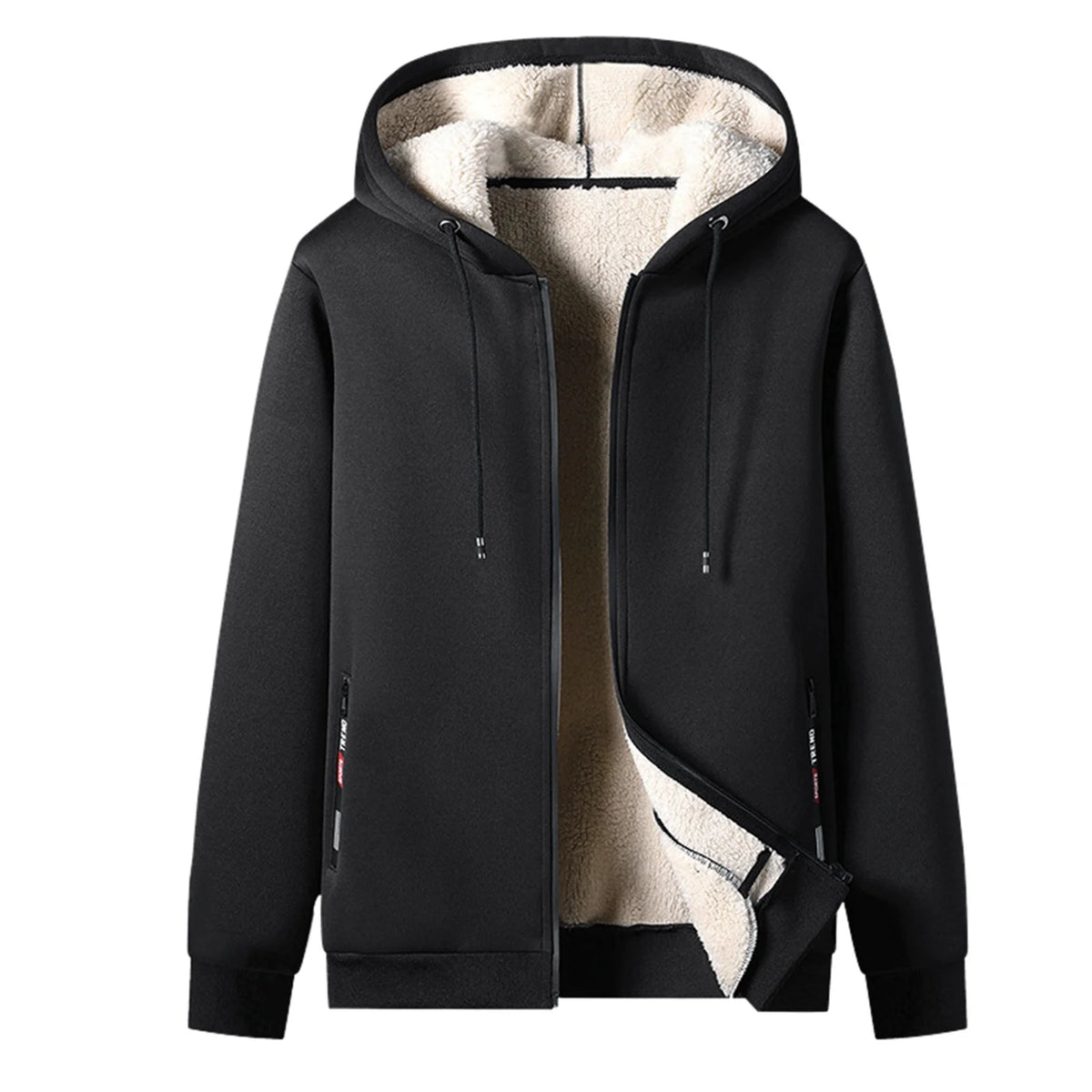 Black XXL Fleece Suit E619