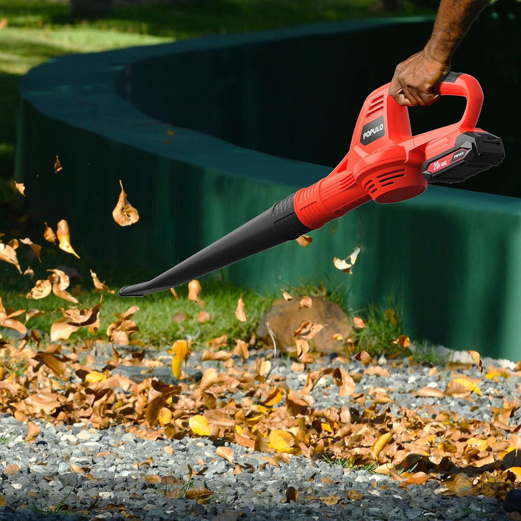 20V Cordless Leaf Blower with 2.0Ah Battery and Fast Charger, 150mph, Pack of 2 W880189