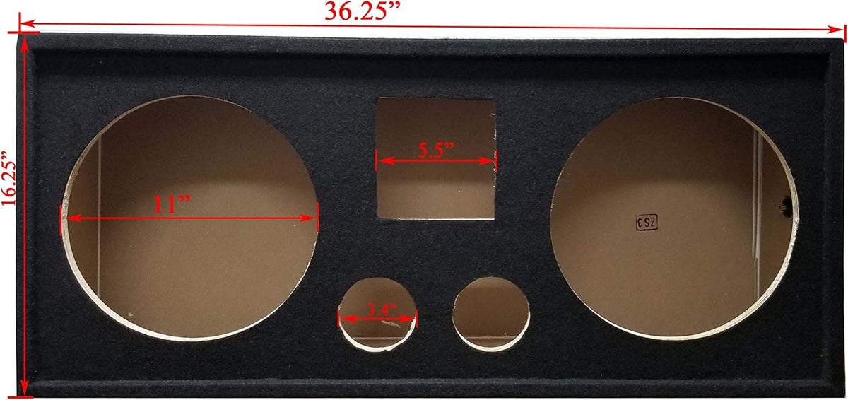12 Speaker Enclosure Box with Spring Terminal P9852