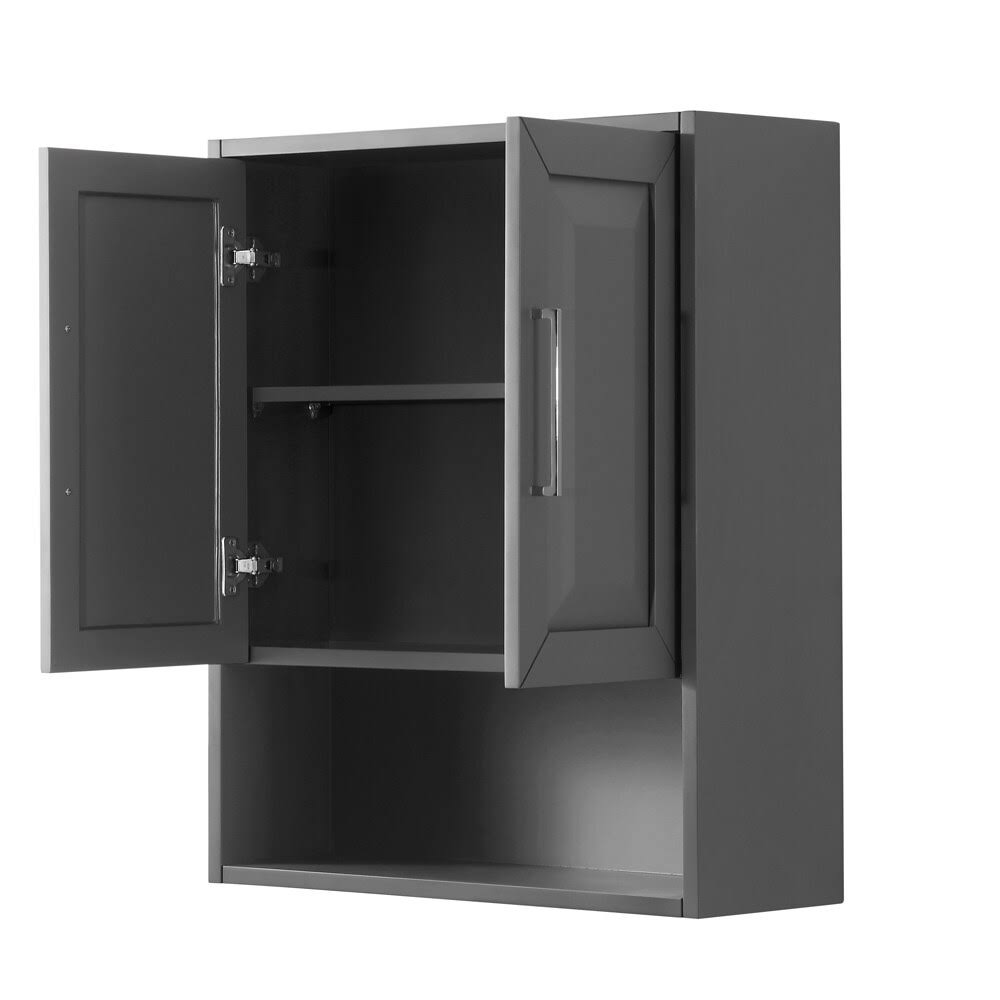 Dark Gray Wall-Mounted Storage Cabinet Z186931