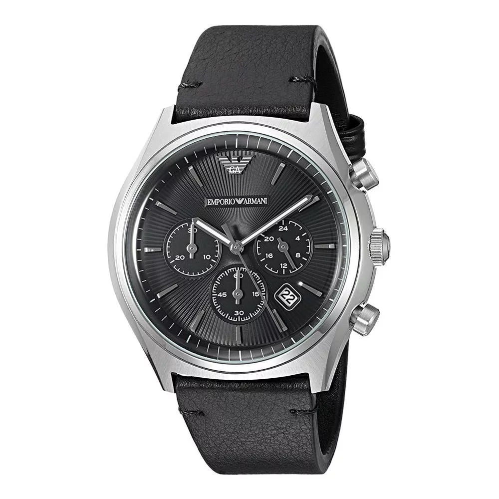 Black Stainless Steel Watch F3418