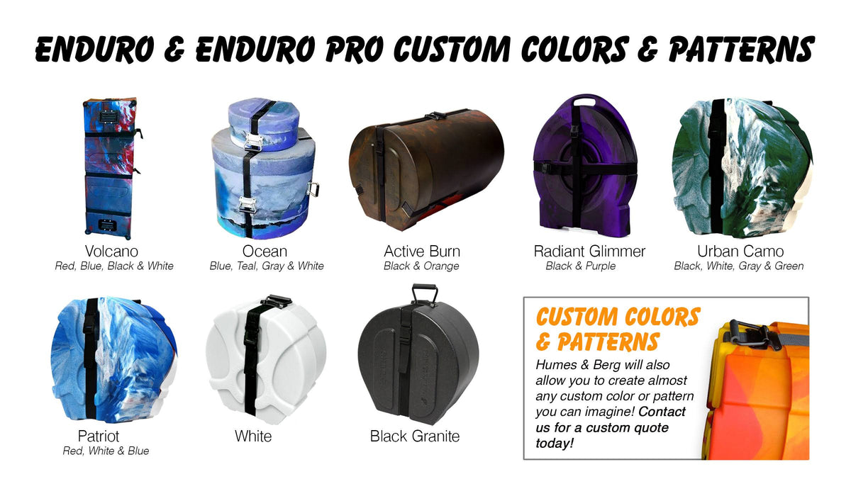 Black 24 x 16 in. Bass Drum Case with Foam W79354