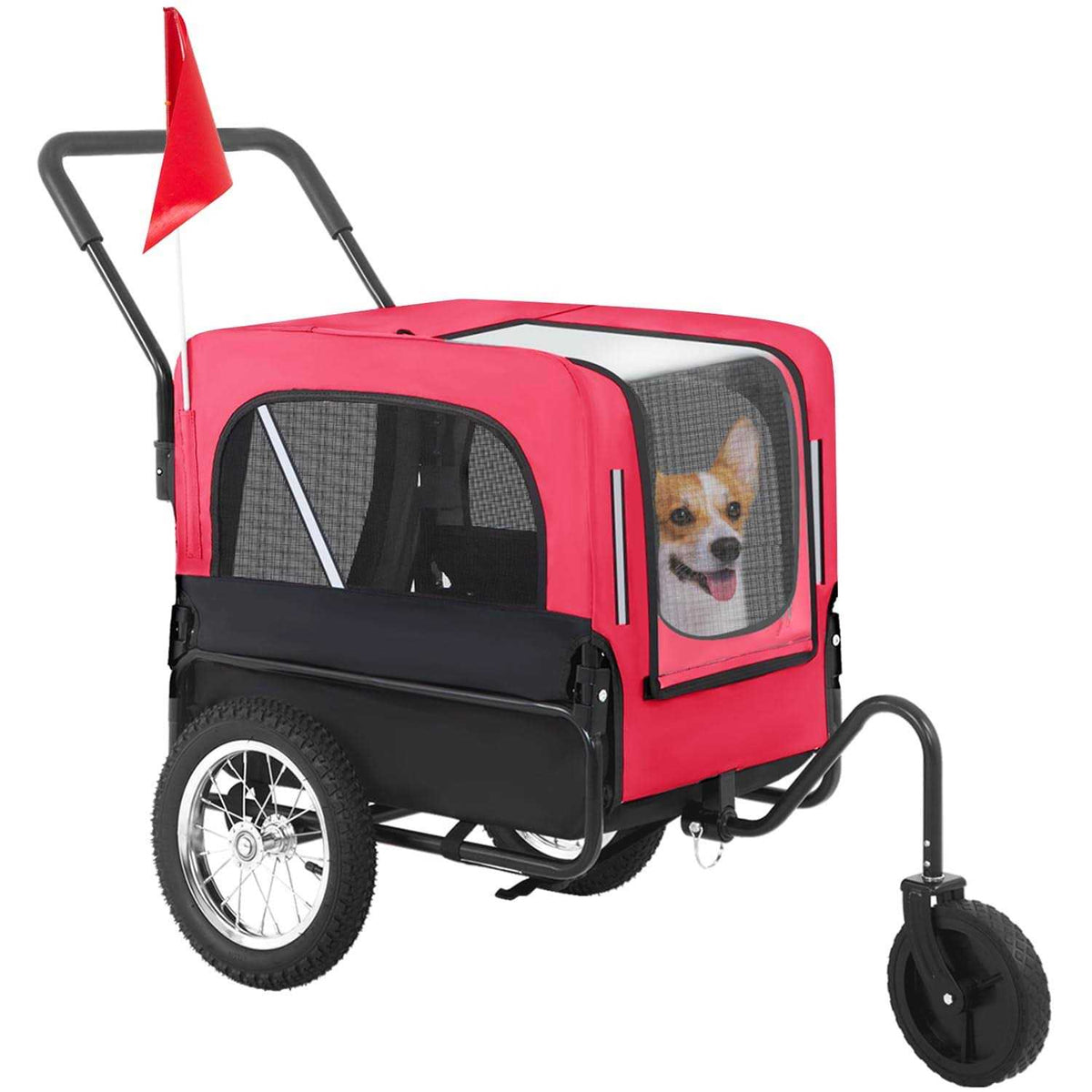 2-in-1 Dog Stroller Bike Trailer S331