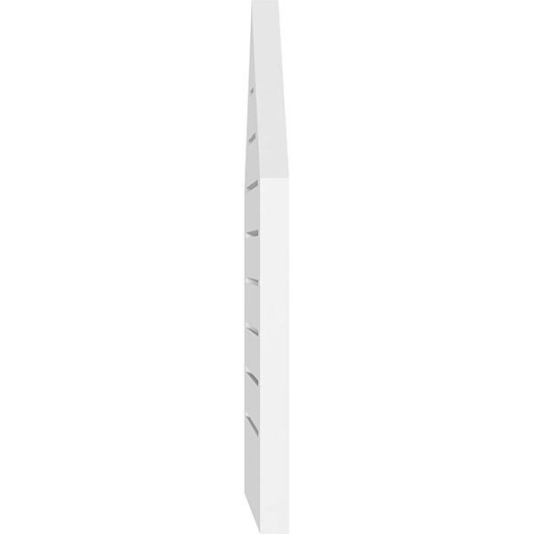 36x22W x 40x22H Peaked Top Surface Mount PVC Gable Vent S515