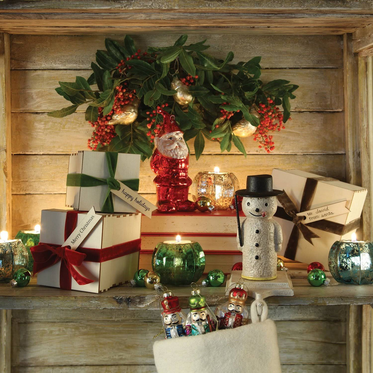 Cast Iron Snowman Stocking Holder P3025