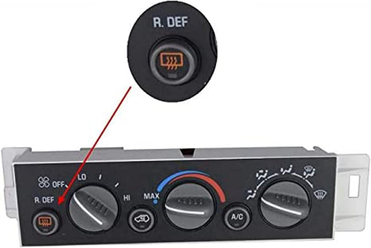 A/C Heater Climate Control Panel with Rear Defogger, Pack of 2 R333929