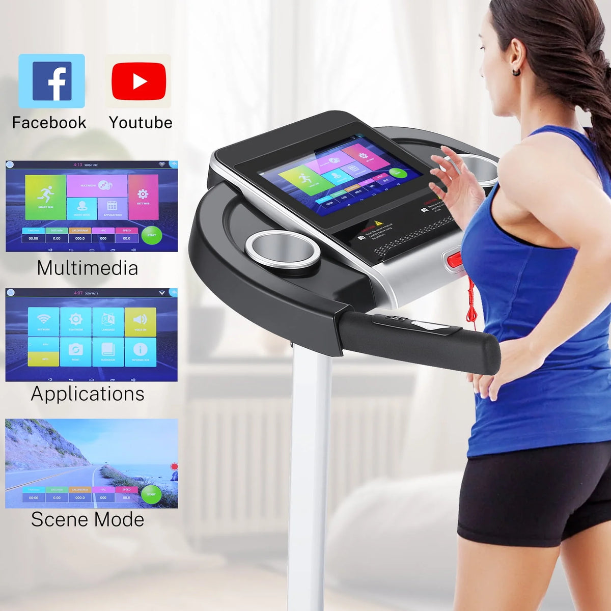 3.25HP Folding Treadmill with Incline V514961