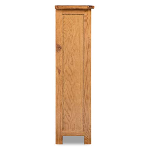 3-Tier Solid Oak Wood Open Bookcase H793934