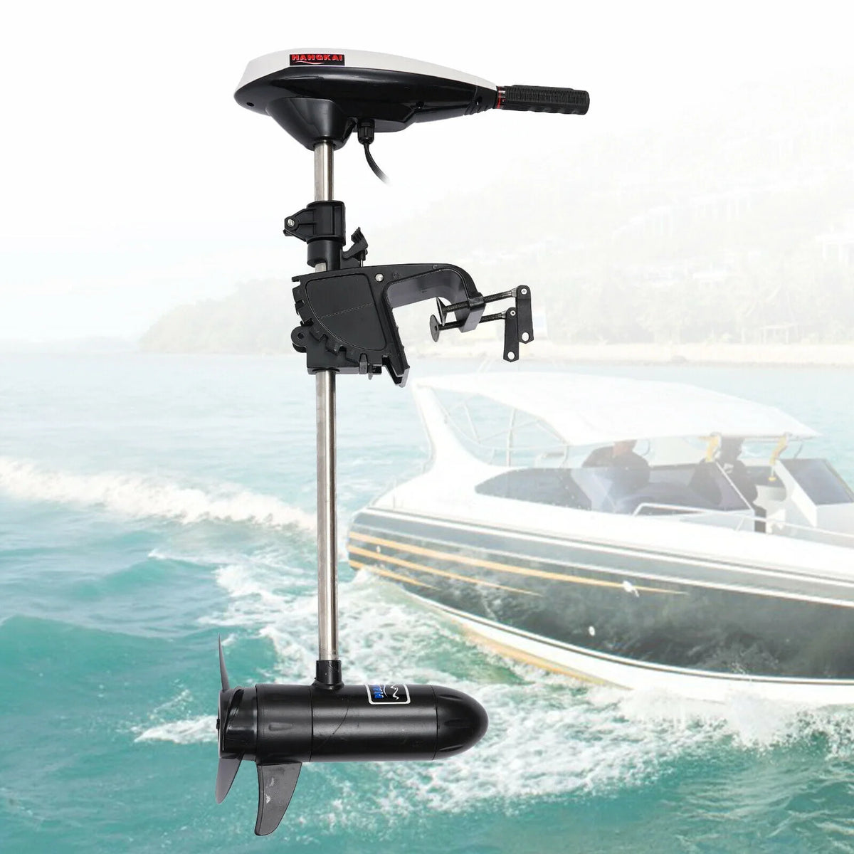 12V Telescopic Electric Outboard Motor 552W 45LBS W952175