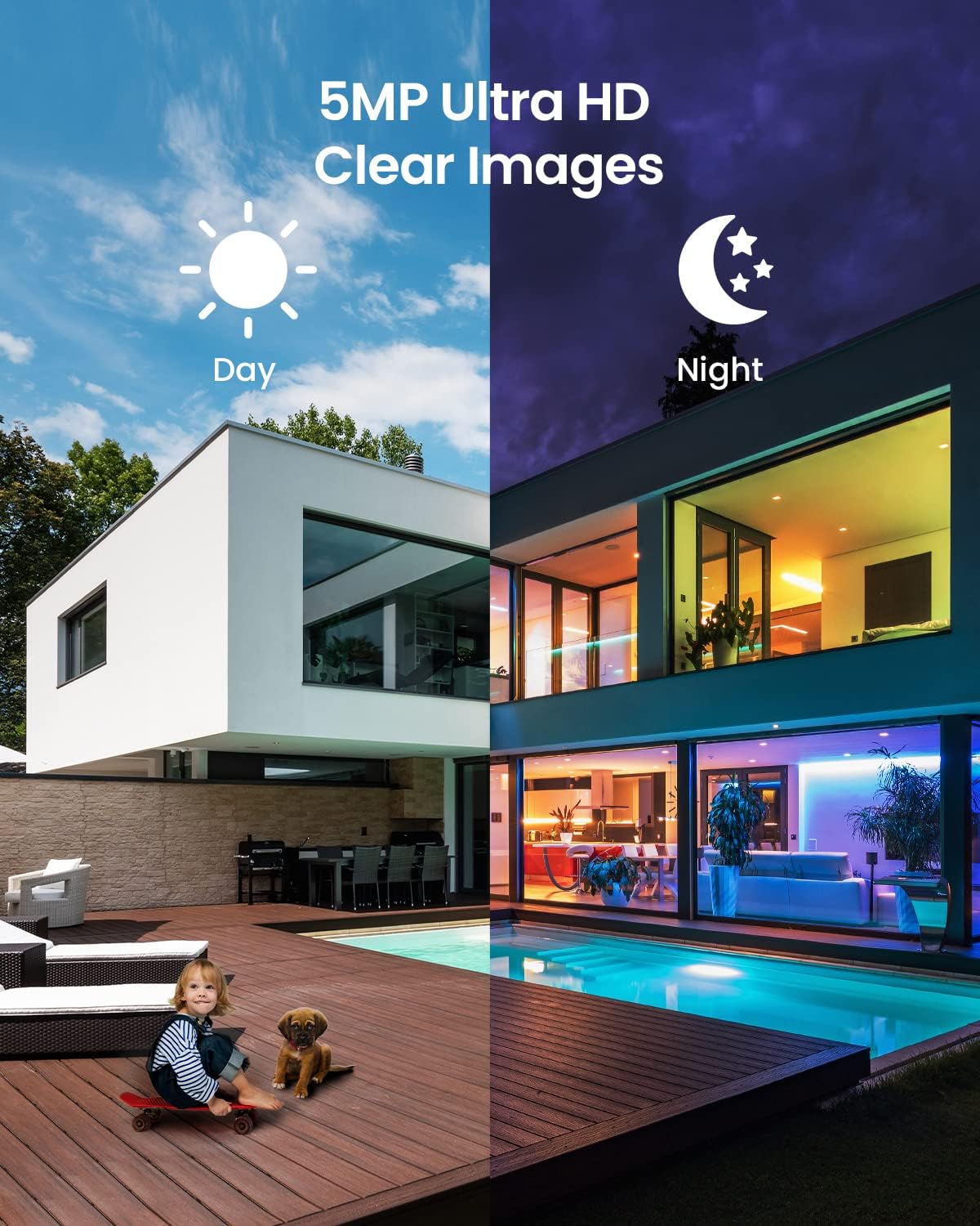 5MP PoE IP Camera with Full-Color Night Vision R152058