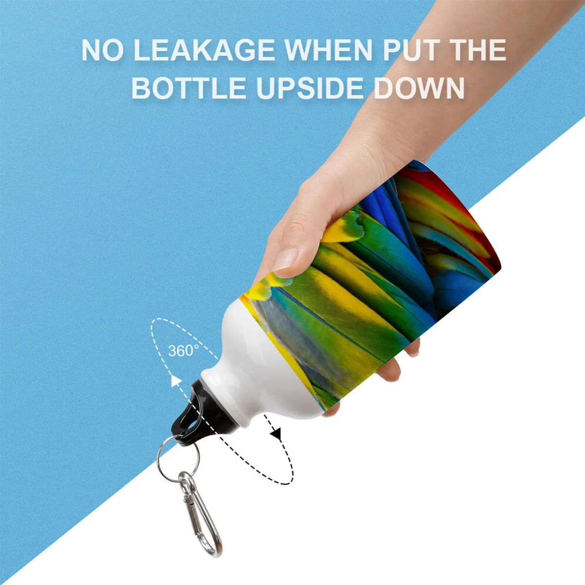 400ml Aluminum Sport Water Bottle with Twist Cap H890