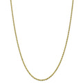 10k 2.25mm Diamond-cut Rope Chain N4153