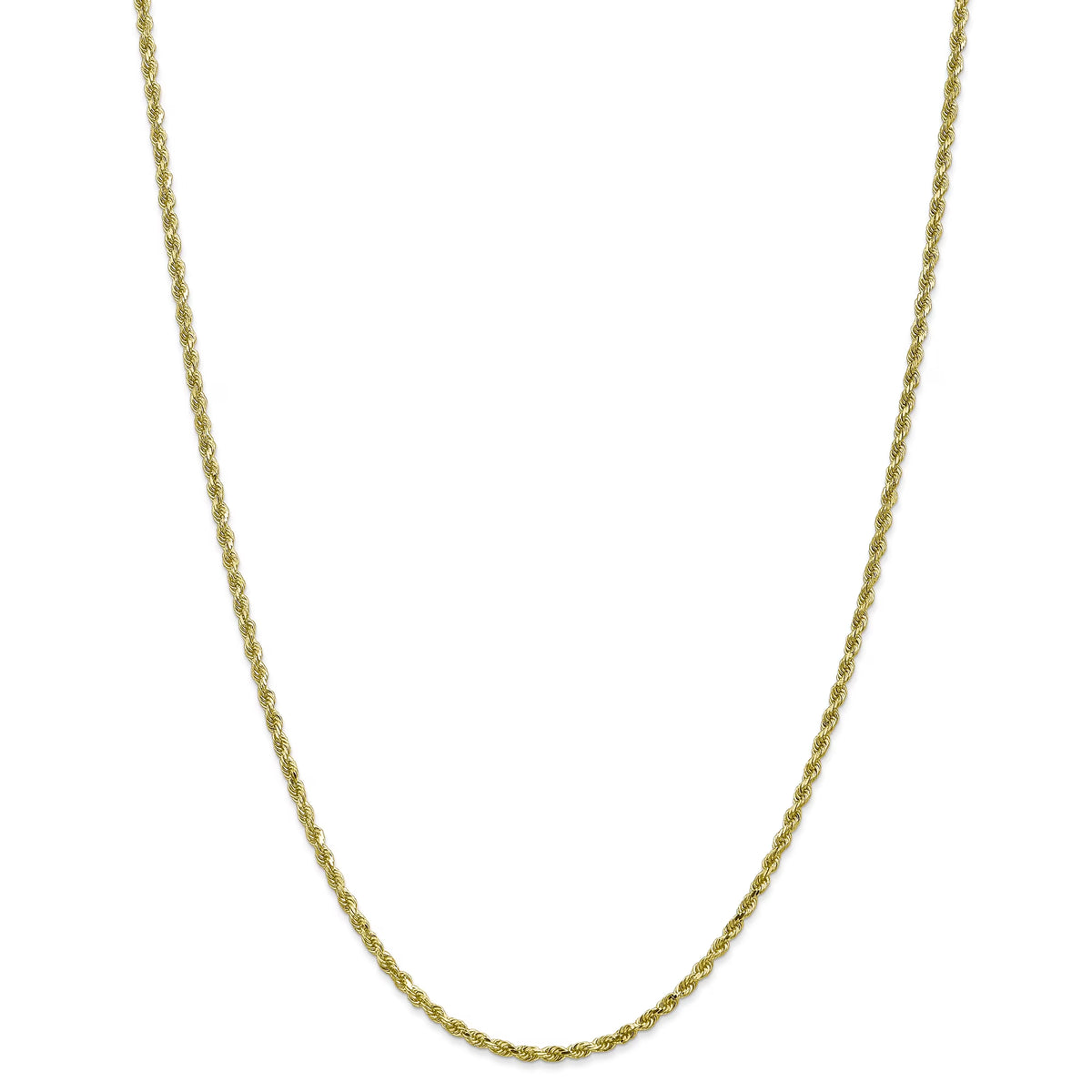 10k 2.25mm Diamond-cut Rope Chain N4153