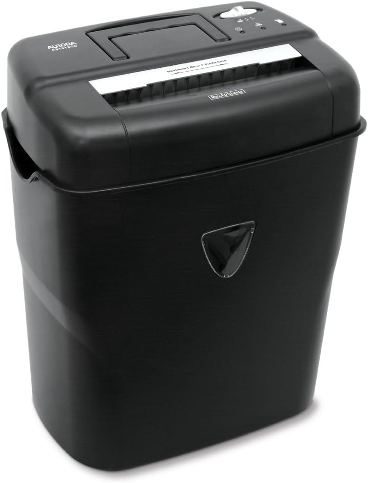 8-Sheet Cross-Cut Paper and Credit Card Shredder with Wastebasket, Pack of 2 O2454