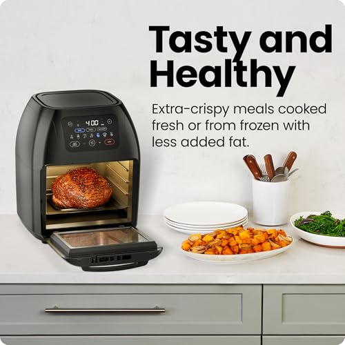 Black 10L Digital Air Fryer Convection Oven W23488