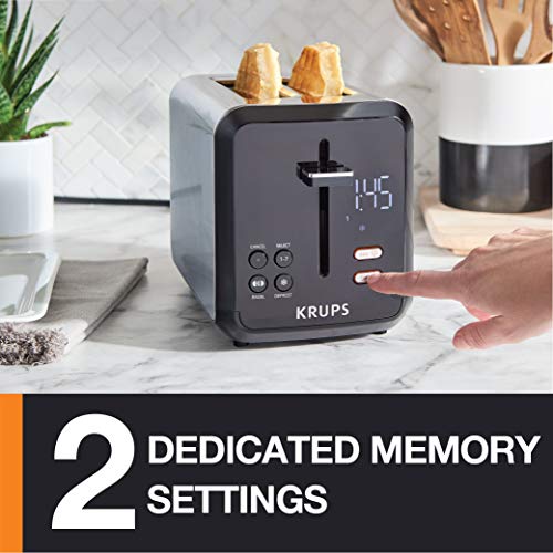 2 Slice Stainless Steel Toaster with Wide Slots R107