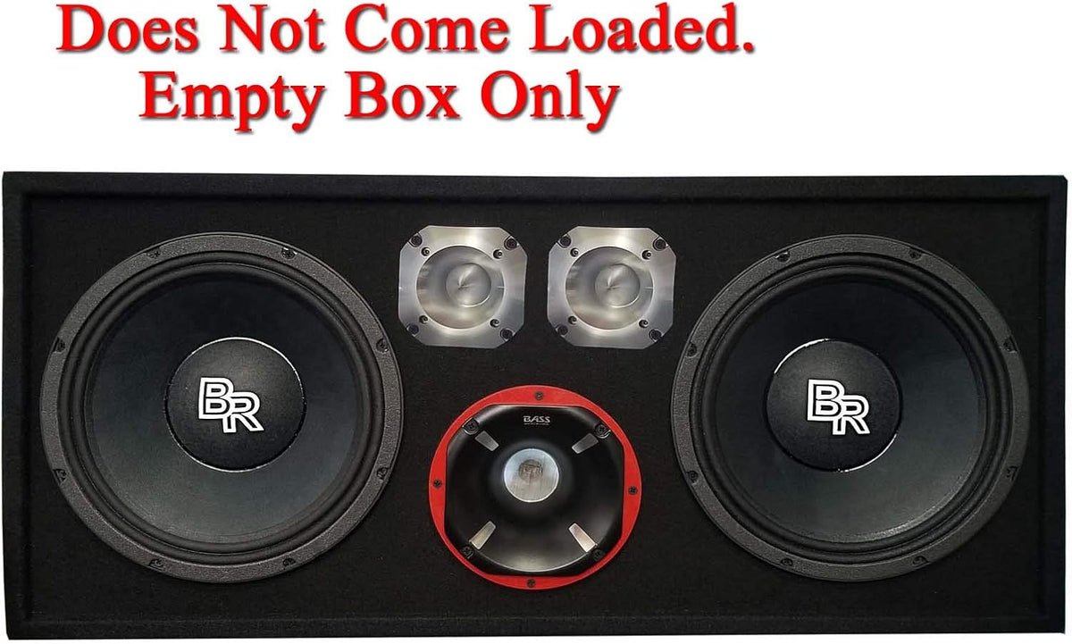 12 Speaker Enclosure Box with Spring Terminal P9852