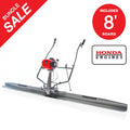 1.8 HP Gas Concrete Power Screed with 8ft Aluminum Magnesium Board U5073
