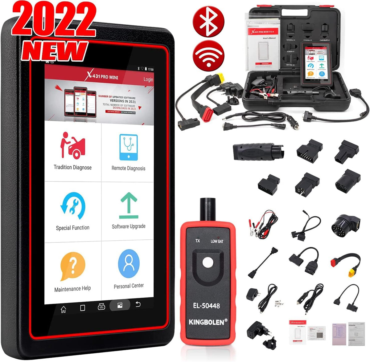 Bi-Directional Full System Automotive Scan Tool D752338