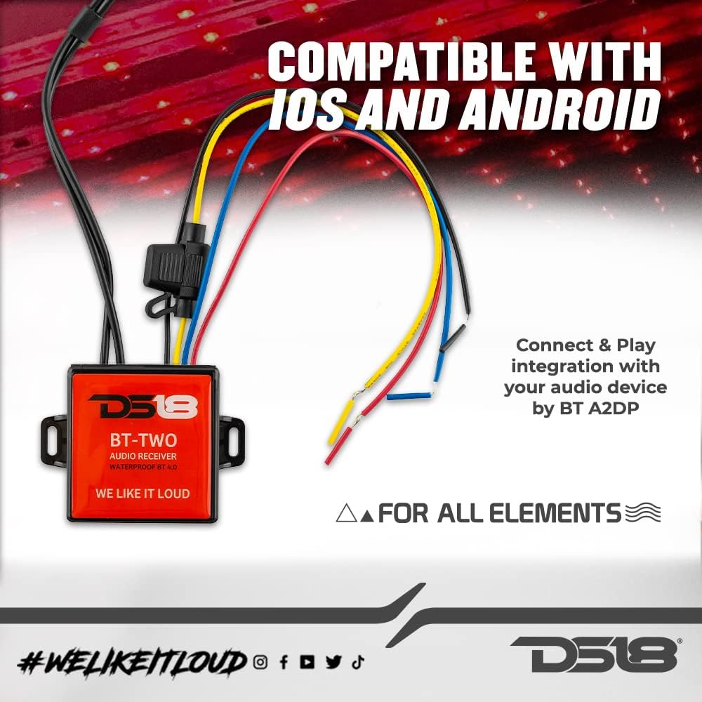 Bluetooth Receiver with Stereo RCA Output O82713