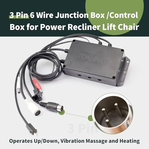 6 Wire Junction Box for Power Recliner Lift Chair O667492