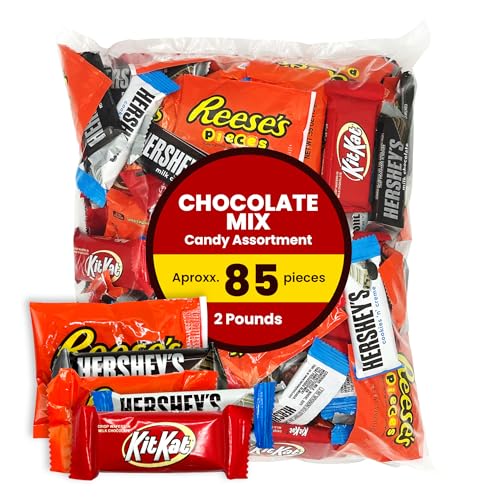 Bulk Chocolate Candy Mix Miniature Size - 5 Pounds Approx 210 pieces L164910