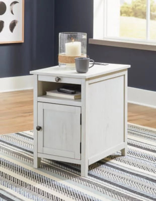 Antique White Chairside End Table N70949