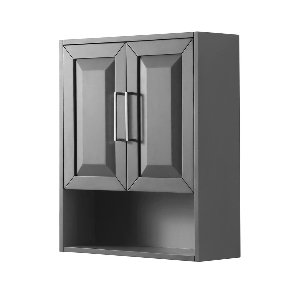 Dark Gray Wall-Mounted Storage Cabinet Z186931