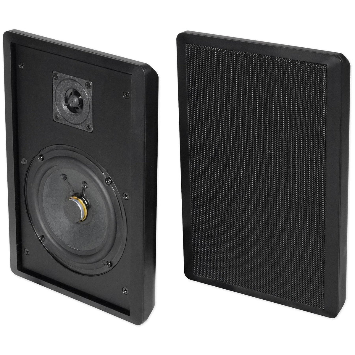 6000W 6-Zone Bluetooth Receiver with 8 Slim Wall Speakers and 4 RockSlim Black Speakers Z63031