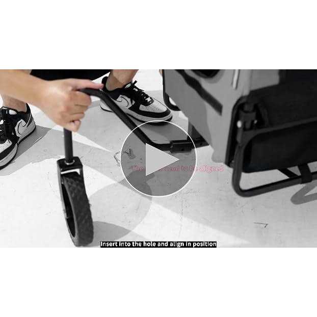 2-in-1 Dog Stroller Bike Trailer S331