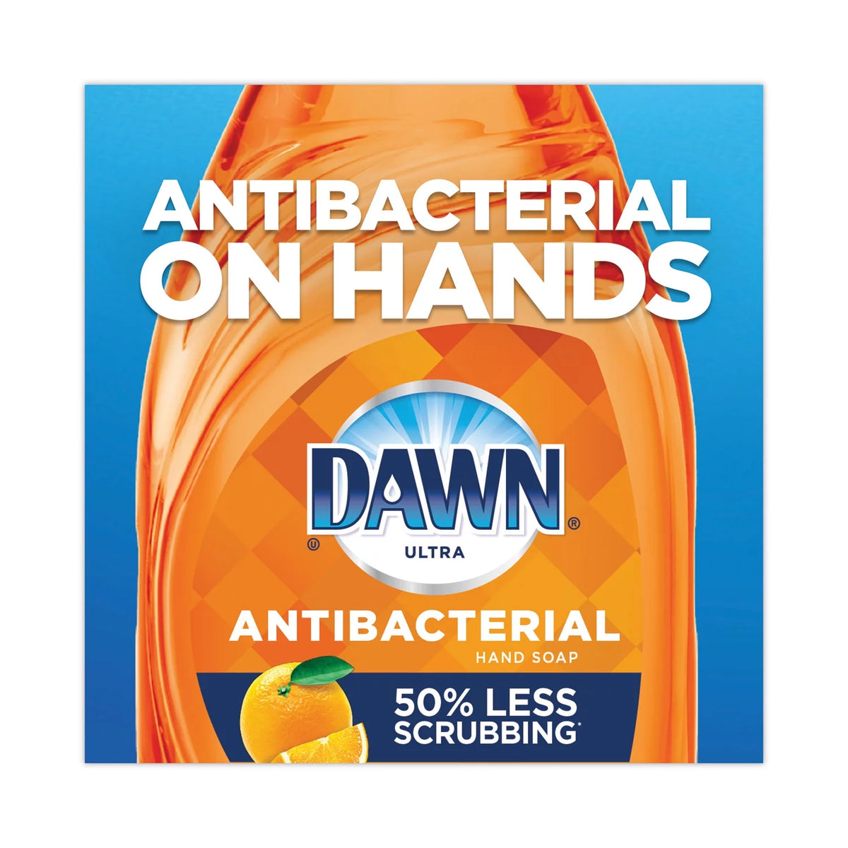 Antibacterial Dishwashing Liquid Orange Scent 38 oz Z35032